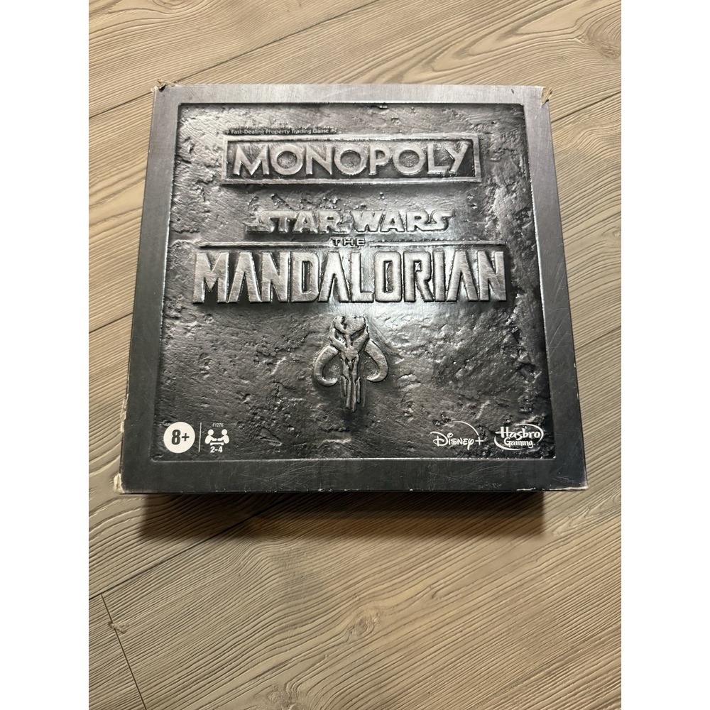 100%‎ Complete Hasbro Monopoly: Star Wars The Mandalorian Edition Game Board